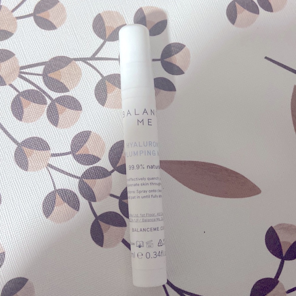 NWT Balance Me Hyaluronic Plumping Mist